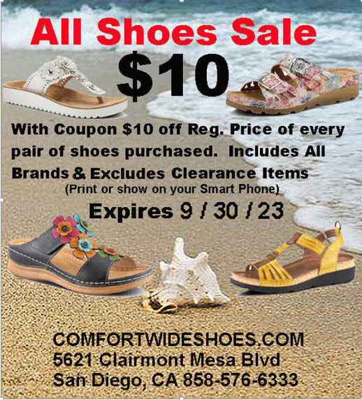 Comfort Wide Shoes Discount Coupon